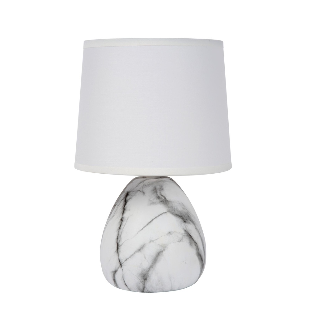 Lucide TafellampMarmo wit - 47508/81/31